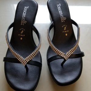 Toscanella Blue Wedge